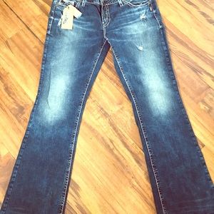 Silver Brand Aiko Jeans Mid Boot NWT 36 x 33