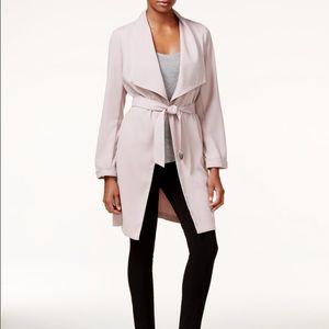 Bar III Flyaway trench coat in (SPHYNX)