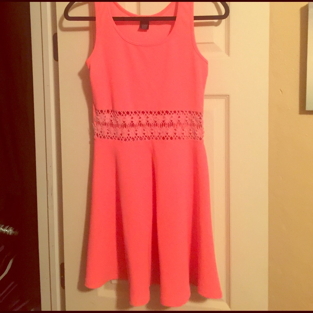 Hot pink dress