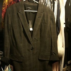 Lane Bryant Plaid Boyfriend jacket