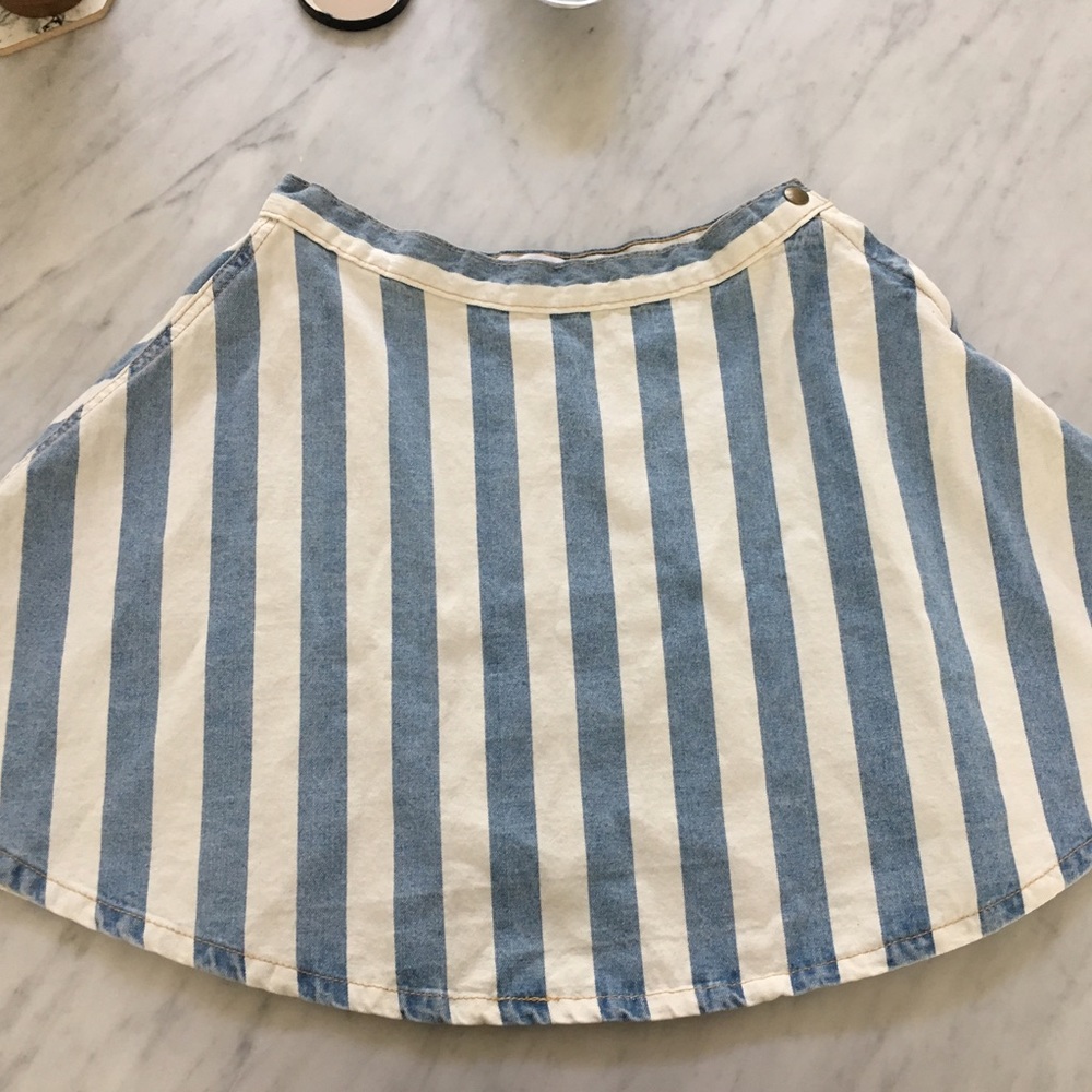 American Apparel denim circle skirt