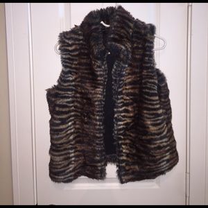 Awesom faux fur vest!