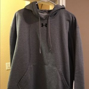 Men's Under Armour Medium grey hooded sweat shirt