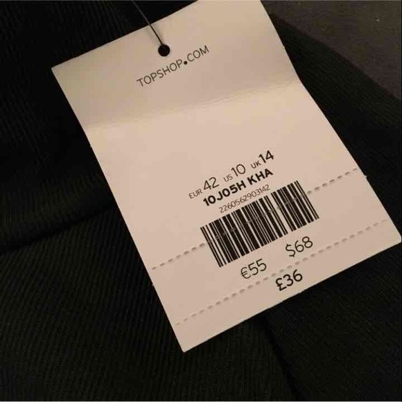 NWT Topshop roll neck bodycon midi dress - Picture 5 of 5