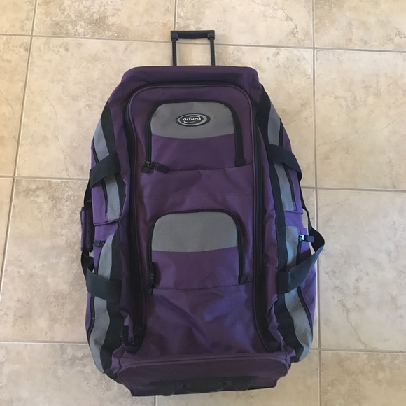 olympia purple luggage