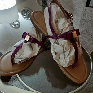 BCBG TStrap Sandals