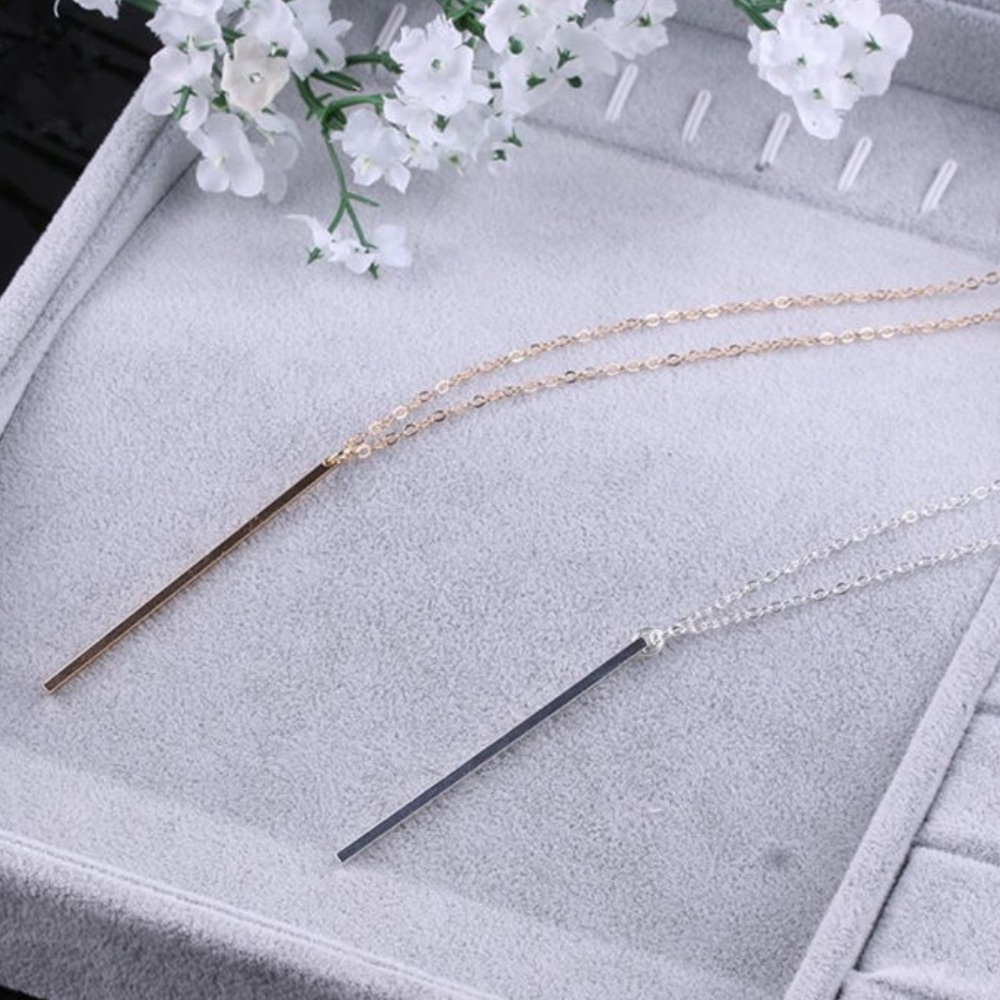 SILVER BAR NECKLACE!! 🔥✔️ - Picture 3 of 5