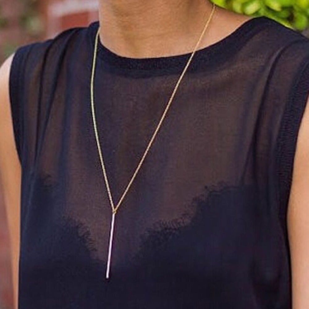 SILVER BAR NECKLACE!! 🔥✔️ - Picture 5 of 5