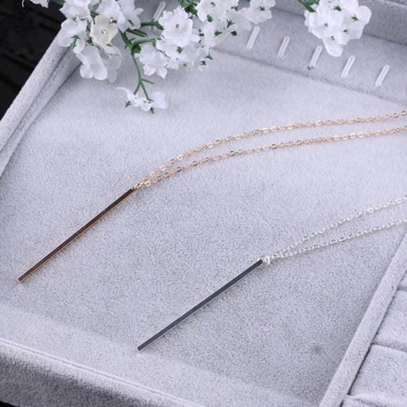 SILVER BAR NECKLACE!! 🔥✔️ - Picture 3 of 5