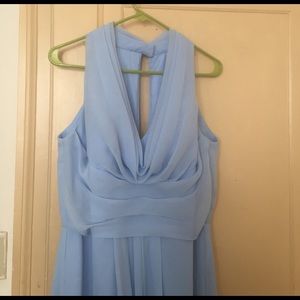 Ice Blue Bridesmaid Dress