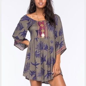 Roxy 'Sunset City' embroidered dress XS