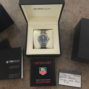 TAG Heuer Blue Aquaracer Stainless Steel 38mm