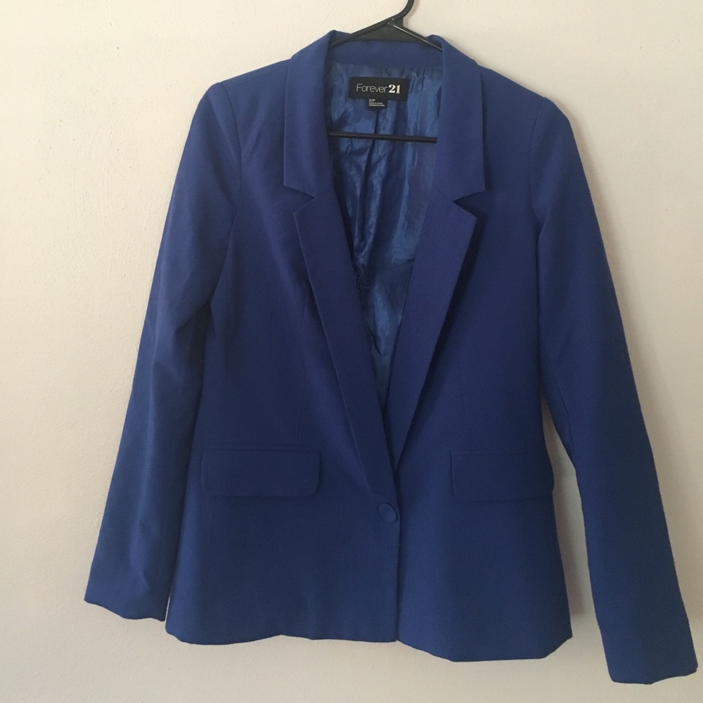 Royal blue blazer