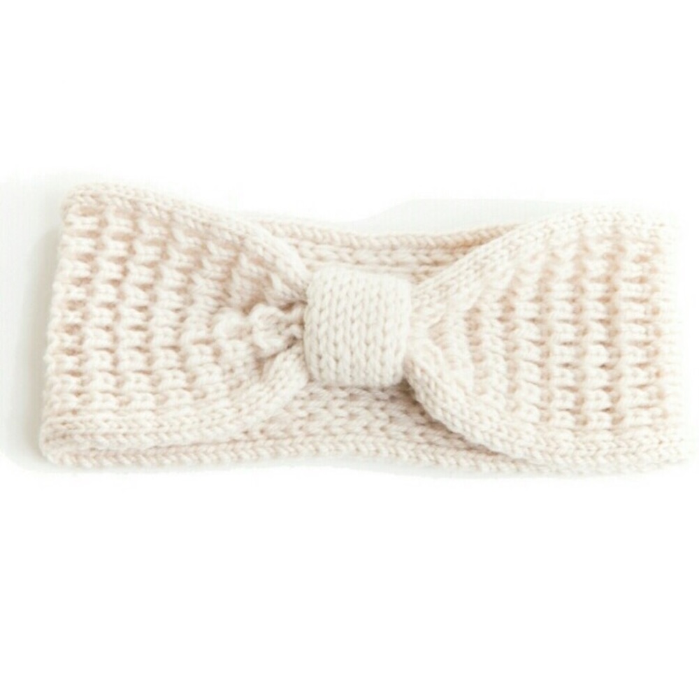 Knit Headband | Ear Warmers - Ivory