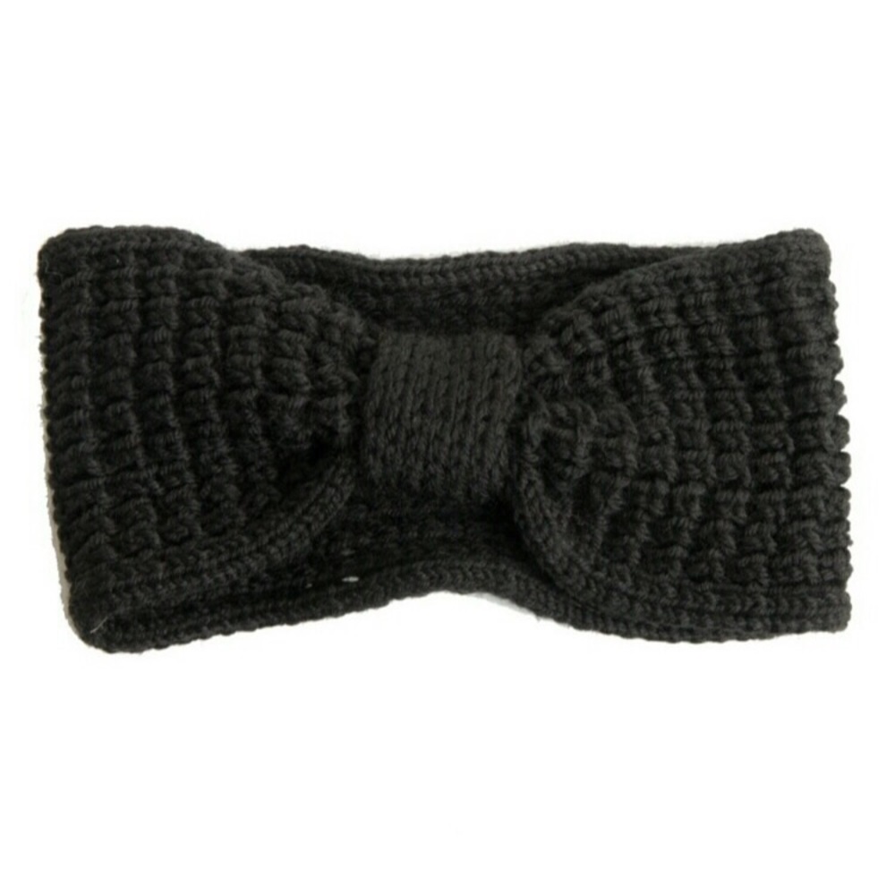 Knit Headband | Ear Warmers - Black
