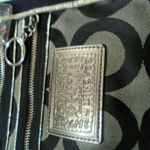 Coach poppy glam tote