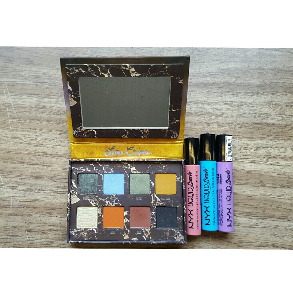 TradeLime Crime Venus 2 Pallette NYX Liquid Suede