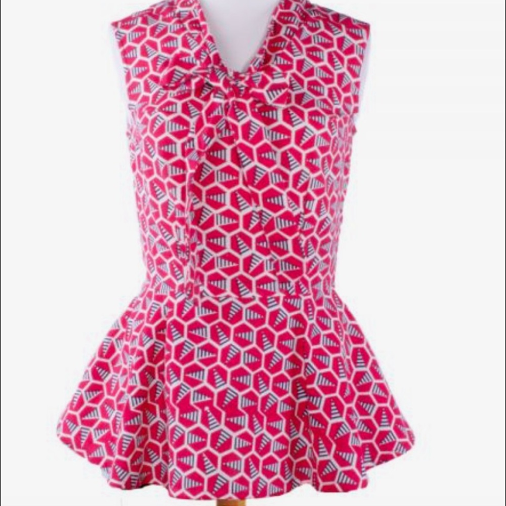 NWT Mata Traders Fair Trade Maybe Me Top Red