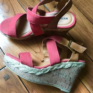 Pastel Orange Wedges