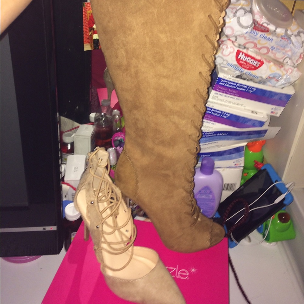 Brand new shoes.
