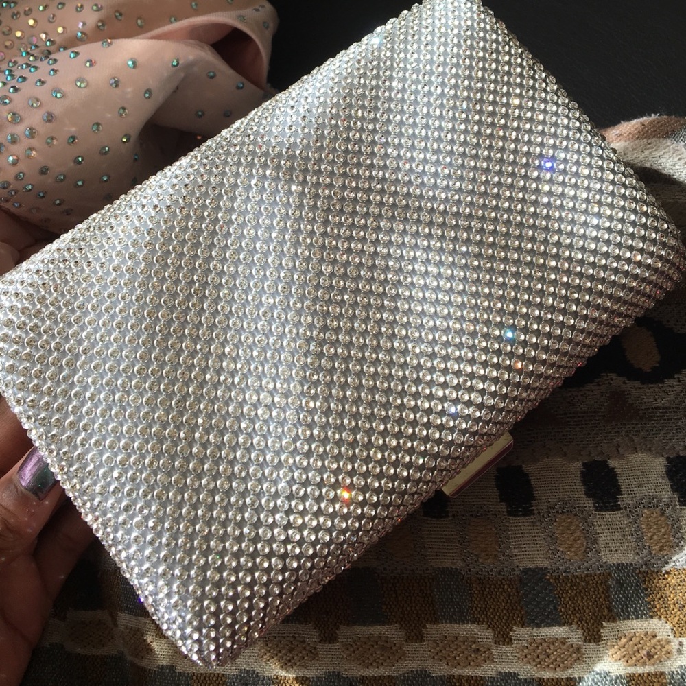 Silver Sparkly Clutch