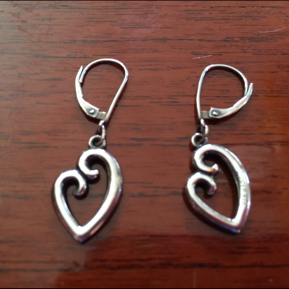 James Avery Heart earrings