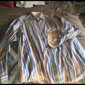 Robert Graham men's multi color shirt.