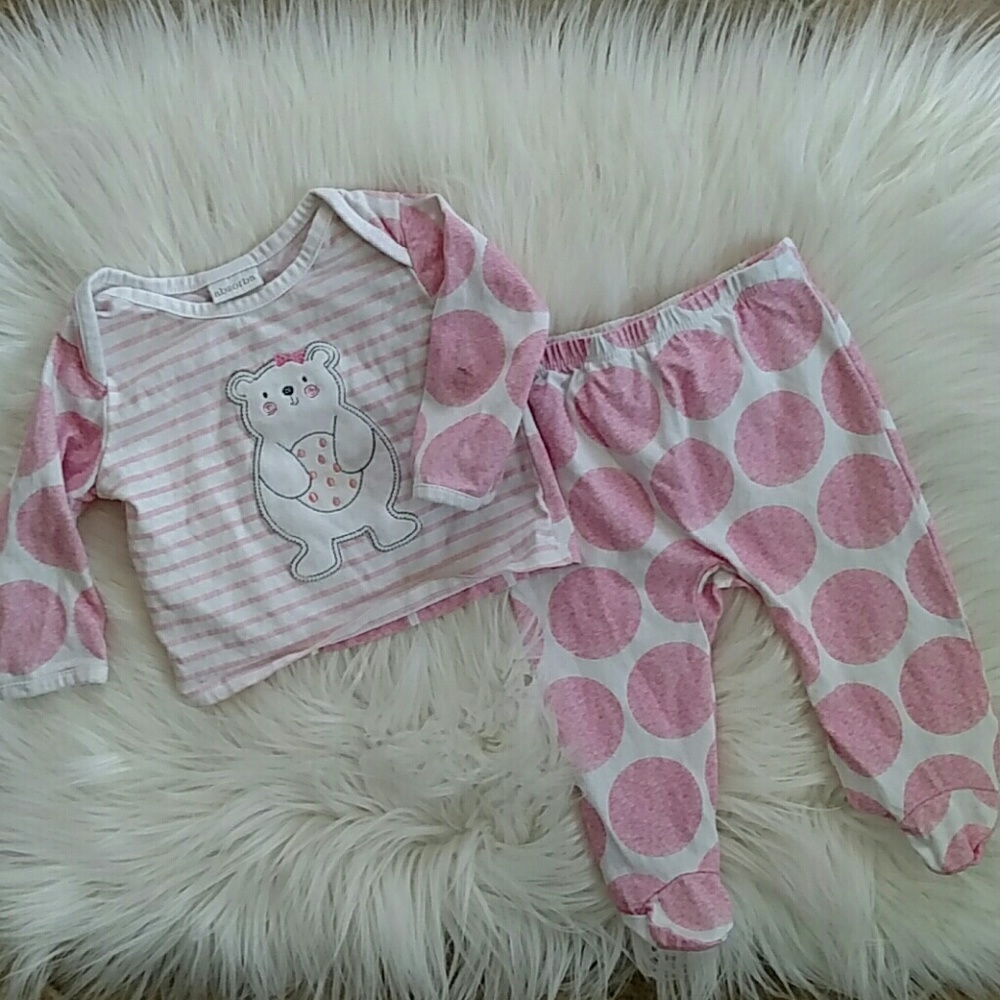 Polar Bear polkadot outfit