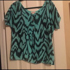 Beautiful turquoise blouse
