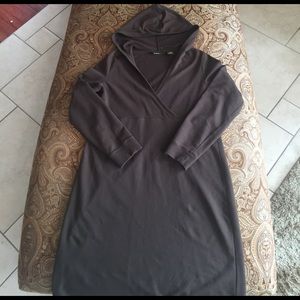 Eddie Bauer Hooded Sweater Dress