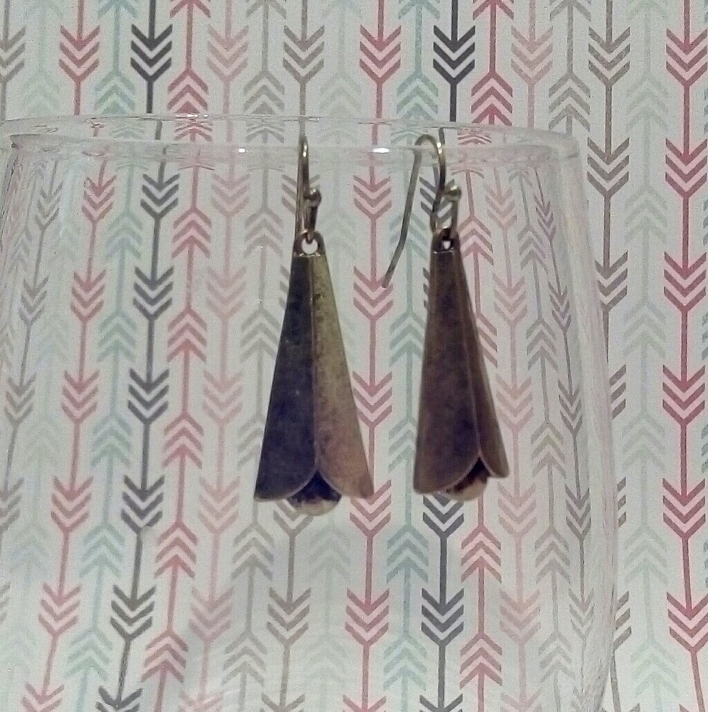 Copper Dangle Earrings