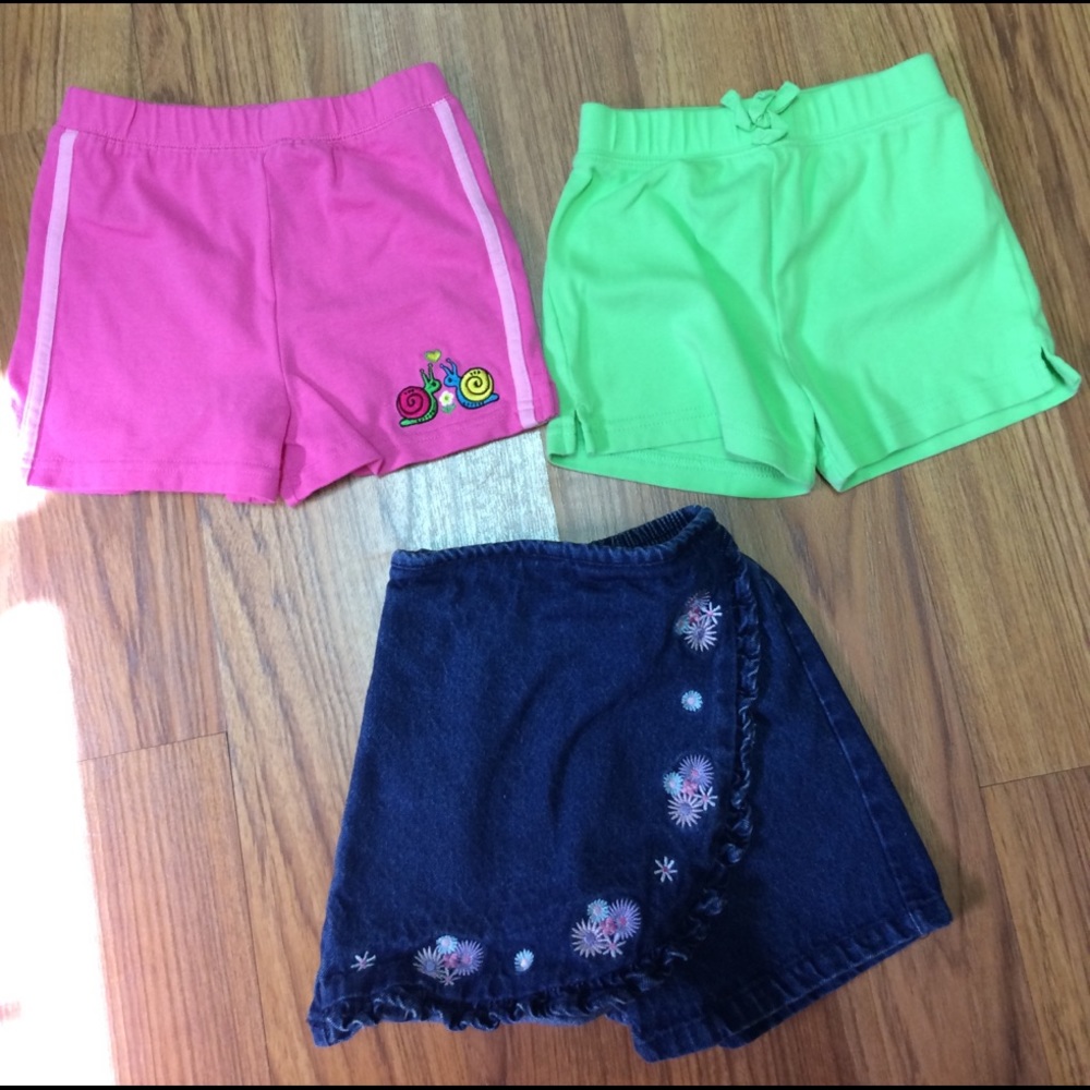Girls shorts and skort 3T
