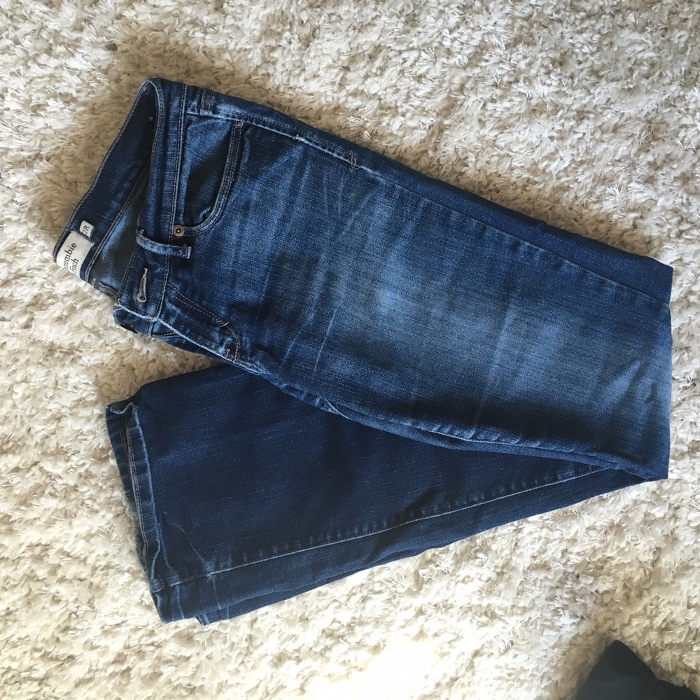 Abercrombie boot cut denim jeans