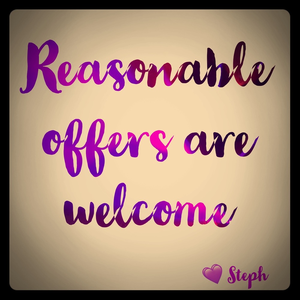 💜 Reasonable offers are welcome! 💜