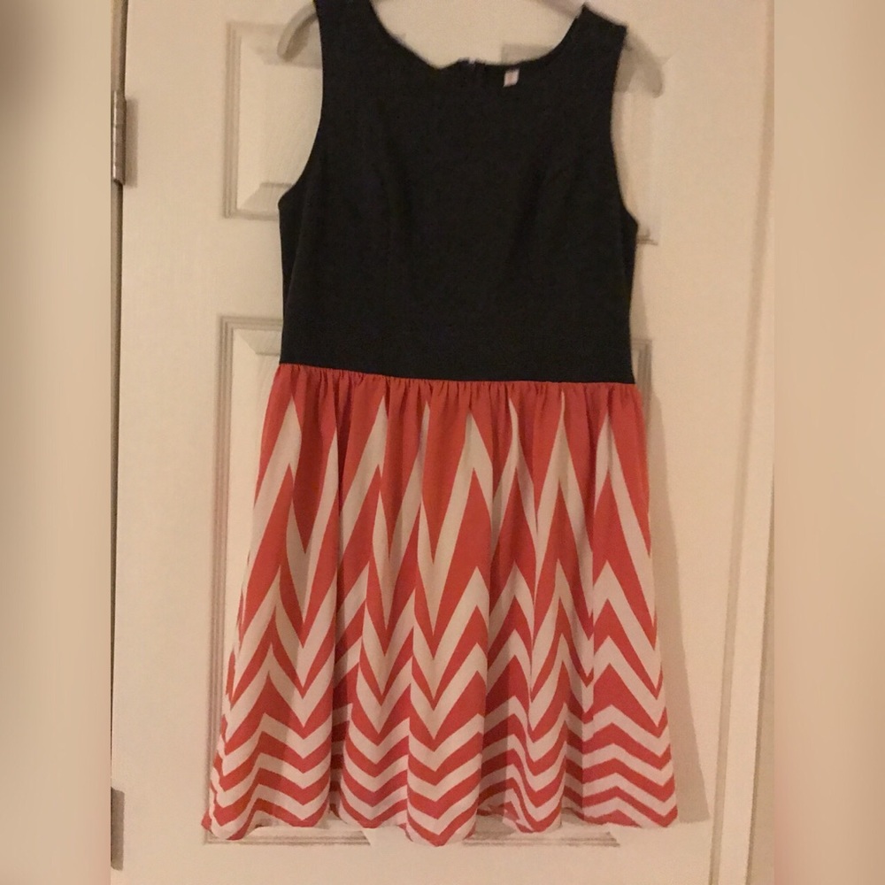 Zip back dress