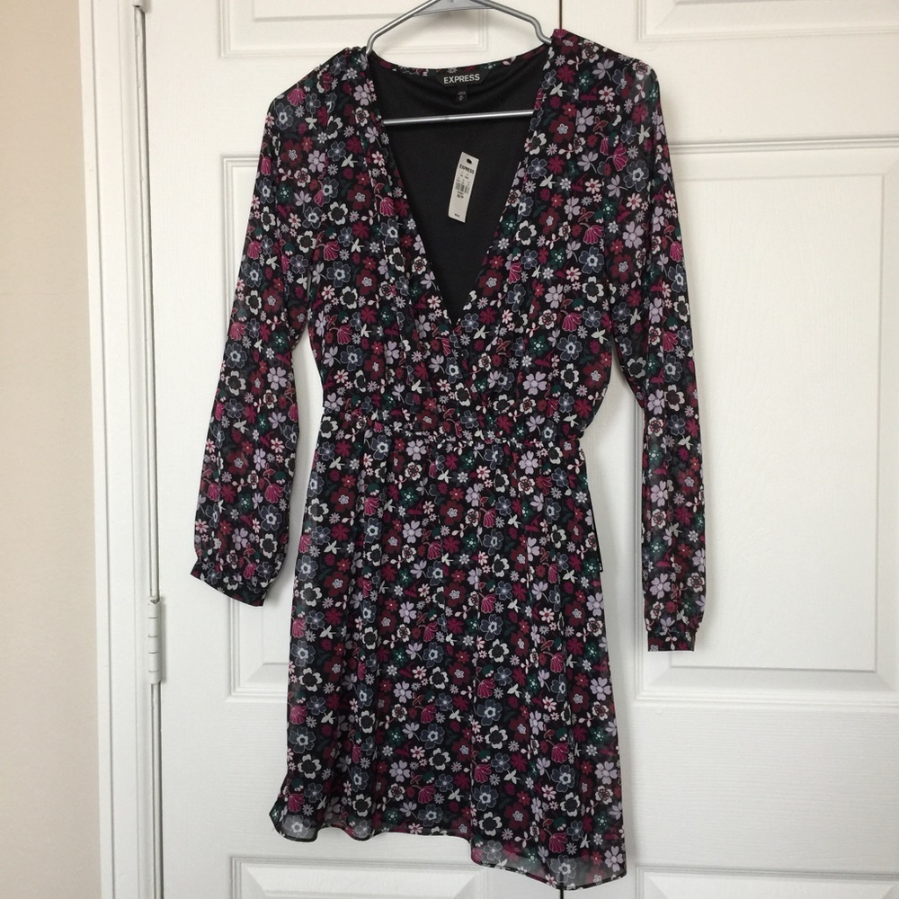 Floral print dress