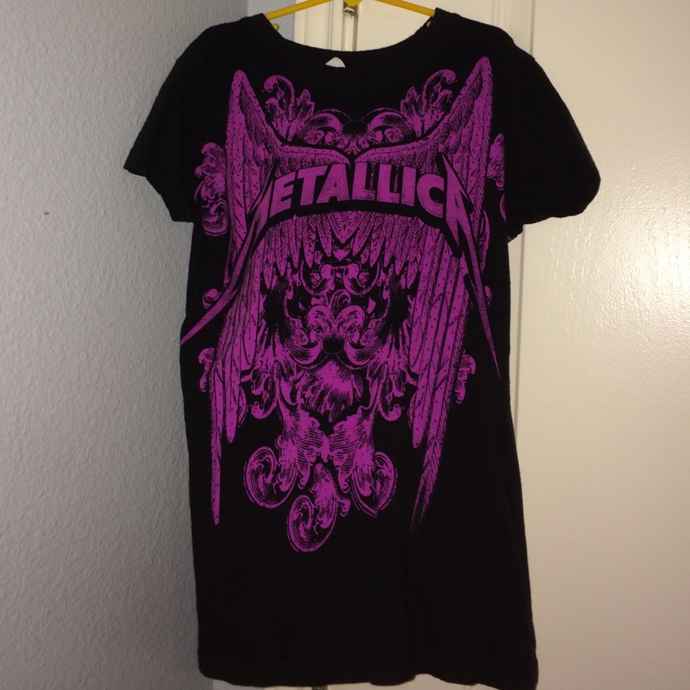 metallica band tee