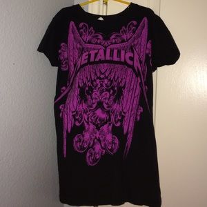 metallica band tee