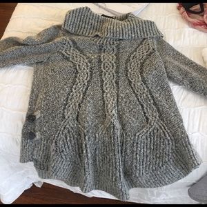 Anthropologie Wool cowl neck sweater