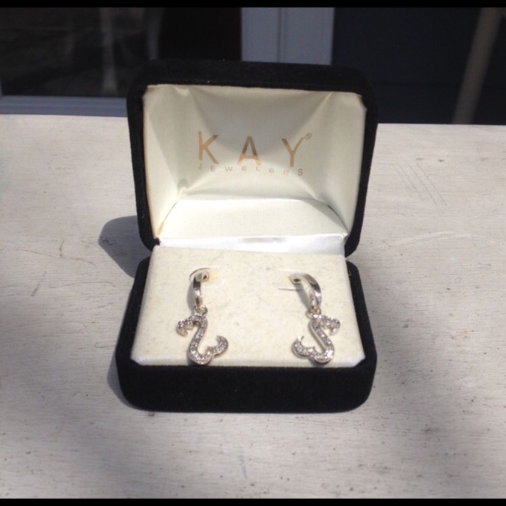 Kay Open Heart Diamond Earrings