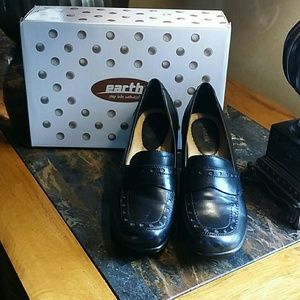 Black Leather Oxford Pumps Size 10