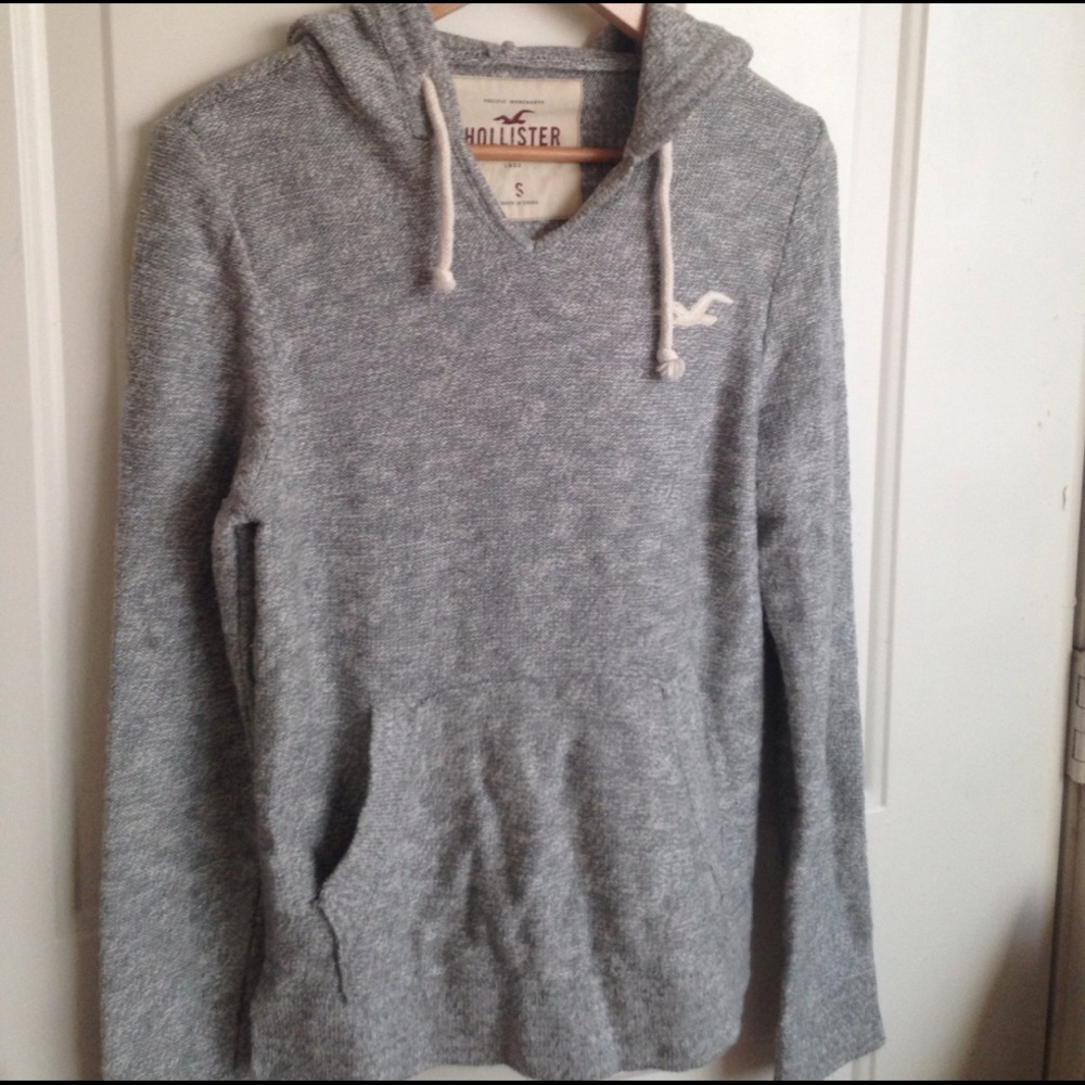 Small Grey Hollister Hoodie