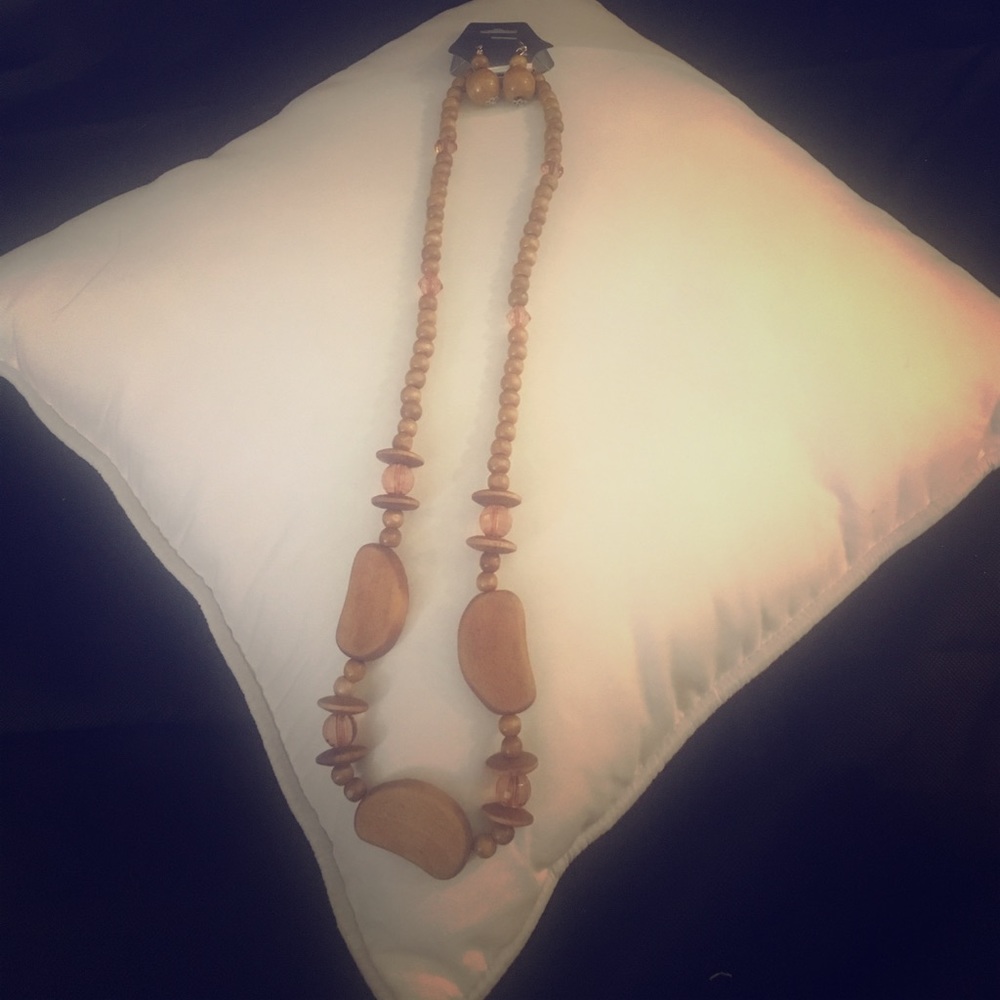 Wooden necklace