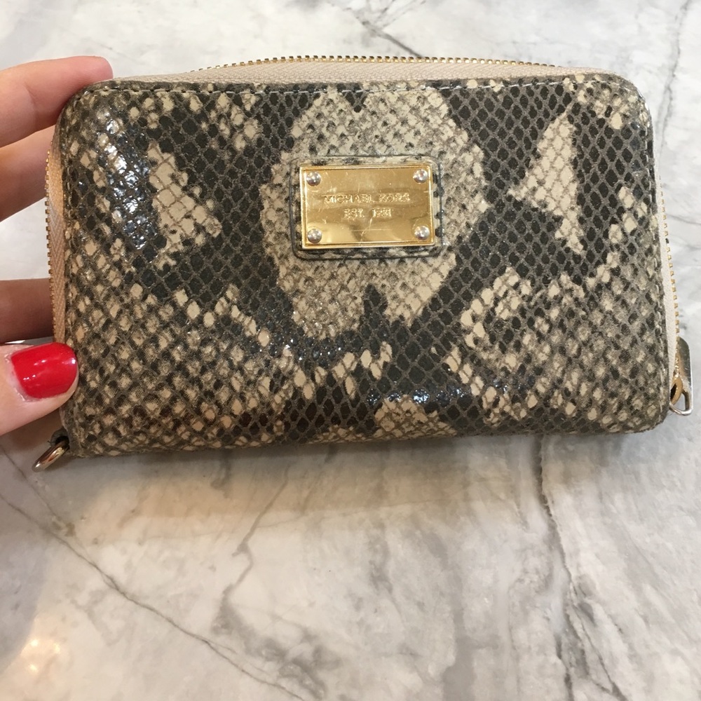 Michael Kors Snakeskin Wallet