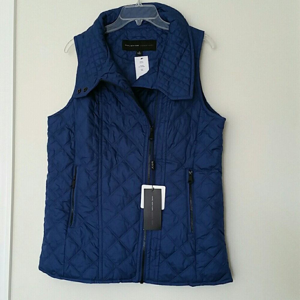 Marc New York Andrew Marc blue vest