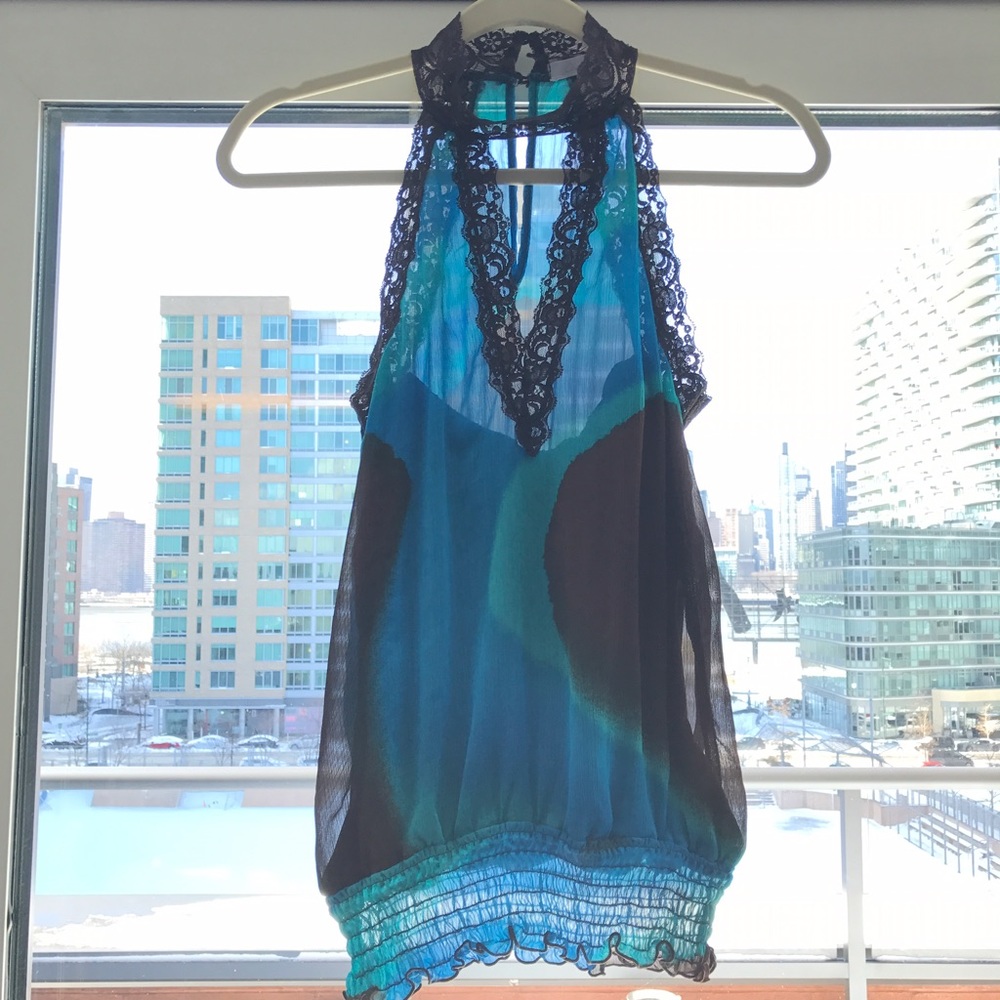 💙SALE Sheer Halter Top Blouse