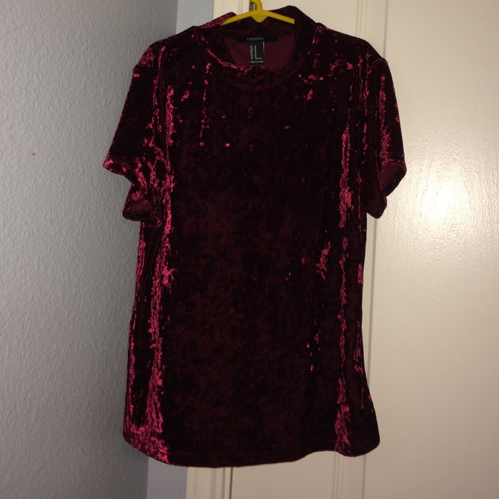 Crushed Velvet Top