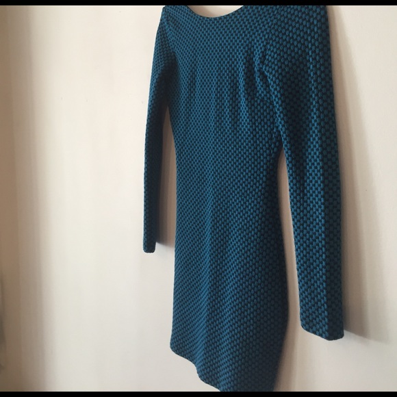 Blue houndstooth dress - Picture 2 of 5