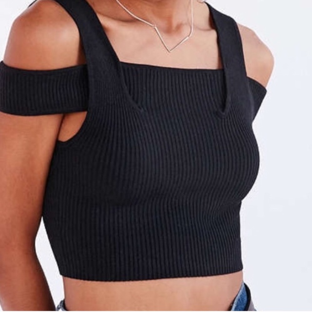 Sexy Black Crop Top UO Urban Outfitters Small