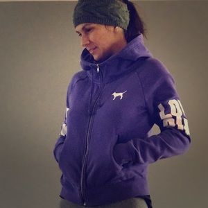 Beautiful PINK Full-Zip Hoodie